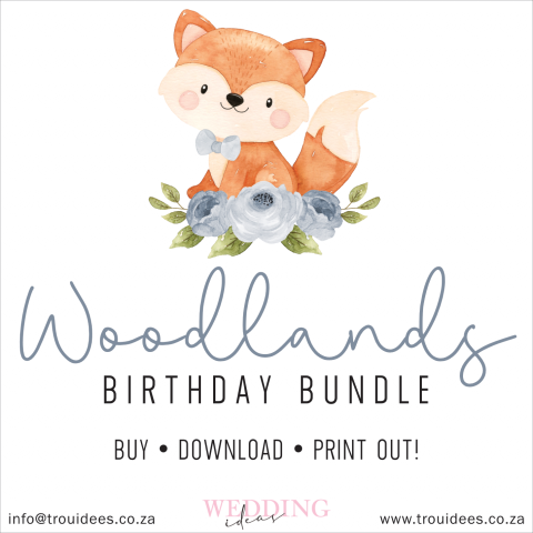 Woodlands Children’s Party Stationery